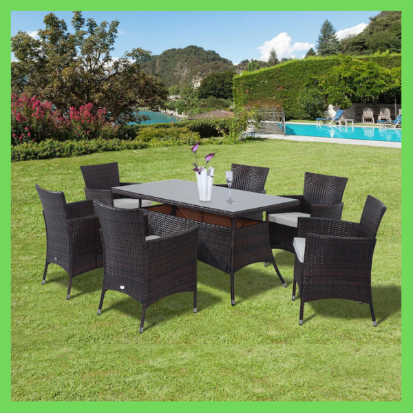 Outdoor Garden Table and Chair Set