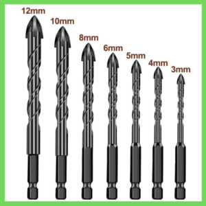 Cross Drill Bit Set