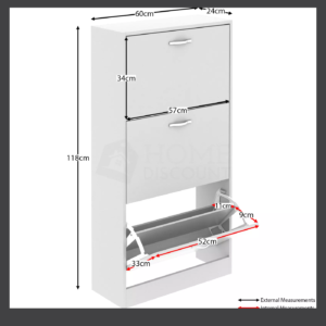 3 Drawer Shoe Cabinet