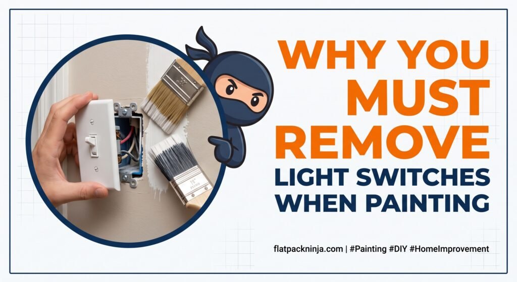 Why You Must Remove Light Switches When Painting